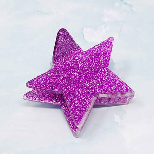 Ellison and Young Glitter Star Hair Claw Clip