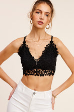 Load image into Gallery viewer, Crochet Lace Bralette Top
