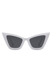 Cramilo Eyewear Square Retro Fashion Cat Eye Sunglasses