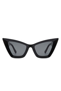 Cramilo Eyewear Square Retro Fashion Cat Eye Sunglasses