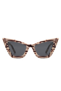 Cramilo Eyewear Square Retro Fashion Cat Eye Sunglasses