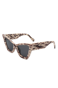 Cramilo Eyewear Square Retro Fashion Cat Eye Sunglasses