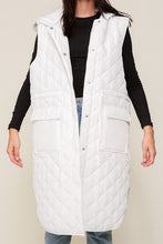 Carica l&#39;immagine nel visualizzatore di Gallery, Oversized Quilted Midi Jacket
