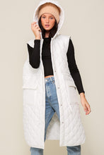 Load image into Gallery viewer, Oversized Quilted Midi Jacket
