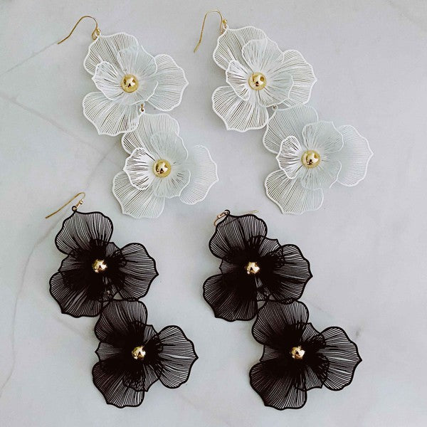 Ellison and Young Royal Garden Double Bloom Earrings