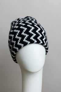 Leto Perfect Fit Zigzag Soft Knit Beanies