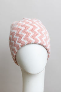 Leto Perfect Fit Zigzag Soft Knit Beanies