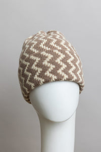 Leto Perfect Fit Zigzag Soft Knit Beanies