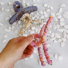 Load image into Gallery viewer, Ellison and Young Confetti Yarn Hair Claw Set Of 3
