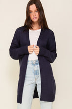 Load image into Gallery viewer, Long Sleeve Open Front Cardigan With Back Heart
