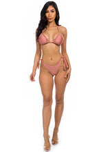 Carica l&#39;immagine nel visualizzatore di Gallery, Mermaid Swimwear Cheeky Frilly Hem Two Piece Bikini Set
