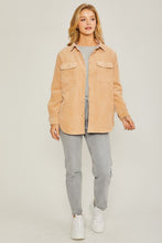 Load image into Gallery viewer, Love Tree Plaid Contrast Corduroy Reversible Button Down Shacket
