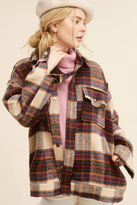 La Meil Plaid Hailee Shacket