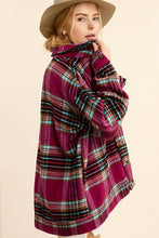 Ladda upp bild till gallerivisning, La Meil Plaid Hailee Shacket
