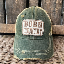 Load image into Gallery viewer, The Goat Stock Born Country Vintage Distressed Adjustable Snapback Hat
