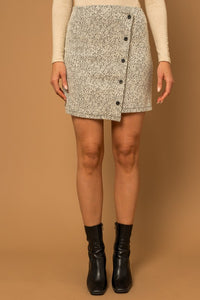 Gilli Symmetrical Button Down Mini Skirt