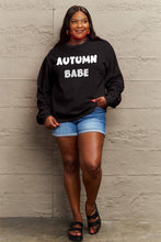 Ladda upp bild till gallerivisning, Simply Love AUTUMN BABE Graphic Sweatshirt
