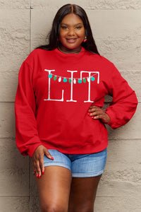 Simply Love LIT Long Sleeve Sweatshirt