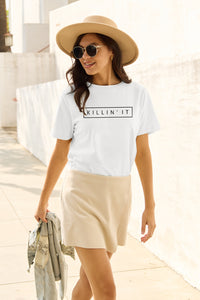 Simply Love KILLIN'IT Short Sleeve T-Shirt