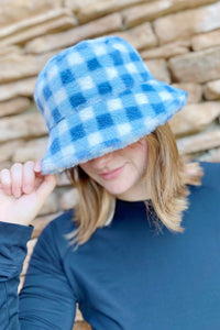 Ellison and Young Super Cozy Checkered Bucket Hat