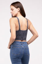 Carica l&#39;immagine nel visualizzatore di Gallery, Zenana Washed Ribbed Cropped Tank Top
