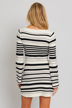 Carregar imagem no visualizador da galeria, Le Lis Striped Knit Mini Sweater Dress
