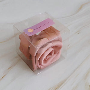 Ellison and Young Satin Rose Scrunchie