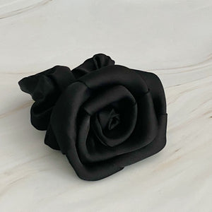 Ellison and Young Satin Rose Scrunchie