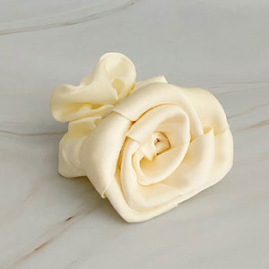 Ellison and Young Satin Rose Scrunchie