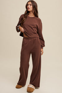 Listicle Athleisure Two Piece Soft Knit Lounge Set