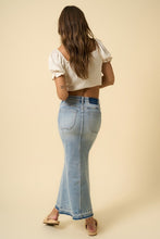 Cargar imagen en el visor de la galería, Insane Gene Mermaid Maxi Denim Skirt
