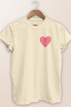 Load image into Gallery viewer, Rebel Stitch Pink Heart Love and Friendship Garment Dye Tee
