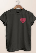 Load image into Gallery viewer, Rebel Stitch Pink Heart Love and Friendship Garment Dye Tee
