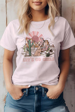 Load image into Gallery viewer, Rebel Stitch Let&#39;s Go Girls, Western Graphic Tee
