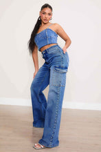 Carregar imagem no visualizador da galeria, Pearl High-Rise Wide Leg Cargo Jeans
