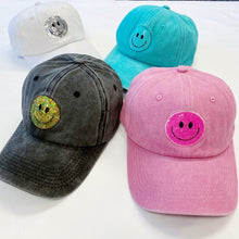 Cargar imagen en el visor de la galería, Sequin Patch Happy Ball Cap
