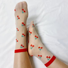 Carregar imagem no visualizador da galeria, Sweet And Fruity Sheer Socks Set Of 2 Pairs
