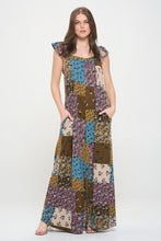 Carica l&#39;immagine nel visualizzatore di Gallery, Jade by Jane Multicolor Patchwork Design Jumpsuit
