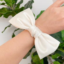 Ladda upp bild till gallerivisning, Ellison and Young Satin Bow Tie Hair Scrunchie
