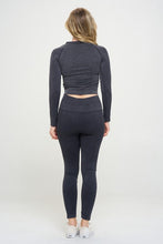 Cargar imagen en el visor de la galería, Ribbed Knit Tracksuit Two-Piece Set
