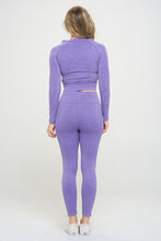 Cargar imagen en el visor de la galería, Ribbed Knit Tracksuit Two-Piece Set
