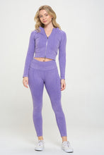 Cargar imagen en el visor de la galería, Ribbed Knit Tracksuit Two-Piece Set
