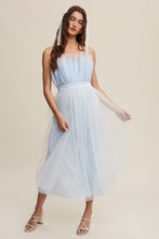 Carregar imagem no visualizador da galeria, Paper Bag Frill Tulle Maxi Dress
