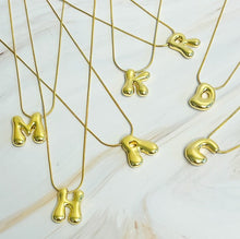 Load image into Gallery viewer, Balloon Letter Initial Necklace
