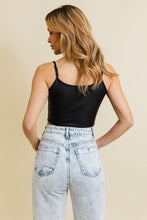 Load image into Gallery viewer, Leto Strappy Vegan Leather Cropped Cami Top
