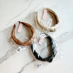 Ellison and Young Leather Better Knotted Headband