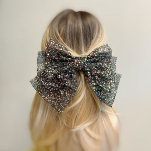 Ellison and Young Shimmer Glam Bow Hair Clip