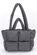 Carregar imagem no visualizador da galeria, Quilted Puffer Convertible Tote Bag
