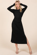 Ladda upp bild till gallerivisning, Orange Farm Clothing Black Waist Wrap Dress
