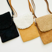 Cargar imagen en el visor de la galería, Ellison and Young Luxe Plush Phone Crossbody Bag
